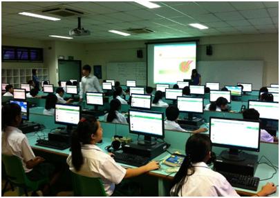 教师使用smart class教学