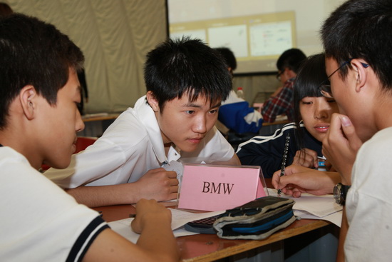 参赛的学生